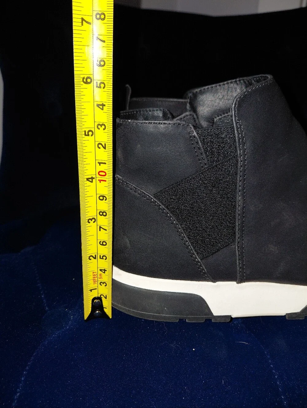 LifeStride Hope Black Felt Slip-On Ankle Booties 11W Cozy Minimalist Comfort